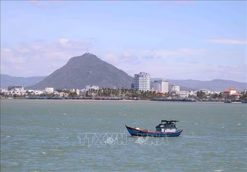 Thành phố Tuy Hòa trung tâm kinh tế-chính trị của Phú Yên . Ảnh: Phạm Cường-TTXVN