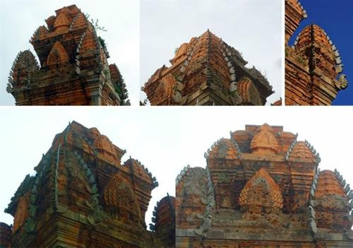 Kiến trúc độc đáo của tháp Cánh Tiên (Ảnh: Lan Nguyen)