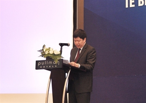 Thứ trưởng Bộ KH&CN Trần Quốc Khánh phát biểu tại Hội thảo. Ảnh: Bộ KH&CN