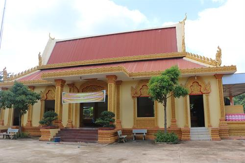 Một góc của chùa Khmer duy nhất tại thị xã Đồng Xoài