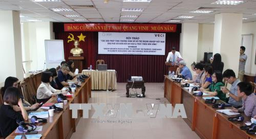 Quang cảnh hội thảo. Ảnh: Xuân Dự - TTXVN Quang cảnh hội thảo. Ảnh: Xuân Dự - TTXVN