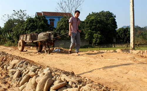 Nhiều đoạn đường xuất hiện "ổ gà", "ổ voi"