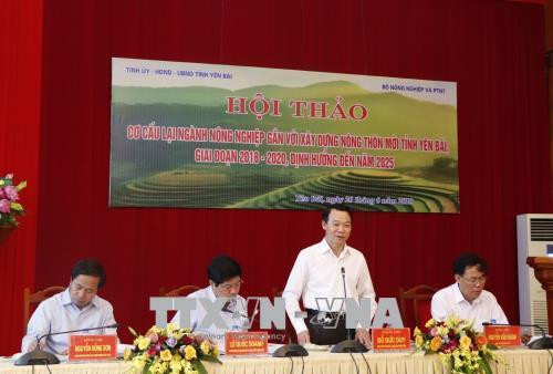 Chủ tịch UBND tỉnh Yên Bái Đỗ Đức Duy phát biểu tại Hội thảo. Ảnh: Việt Dũng - TTXVN Chủ tịch UBND tỉnh Yên Bái Đỗ Đức Duy phát biểu tại Hội thảo. Ảnh: Việt Dũng - TTXVN