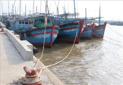 Tàu thuyền của ngư dân Phú Yên vào neo đậu tránh bão tại cảng cá Đông Tác, phường Phú Đông, thành phố Tuy Hòa. Ảnh: Phạm Cường-TTXVN Tàu thuyền của ngư dân Phú Yên vào neo đậu tránh bão tại cảng cá Đông Tác, phường Phú Đông, thành phố Tuy Hòa. Ảnh: Phạm Cường-TTXVN