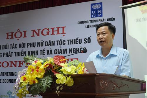 Ông Phạm Duy Hưng, Phó Chủ tịch Ủy ban nhân dân tỉnh Bắc Kạn phát biểu tại hội thảo. Ảnh: tuoitrethudo.com.vn Ông Phạm Duy Hưng, Phó Chủ tịch Ủy ban nhân dân tỉnh Bắc Kạn phát biểu tại hội thảo. Ảnh: tuoitrethudo.com.vn