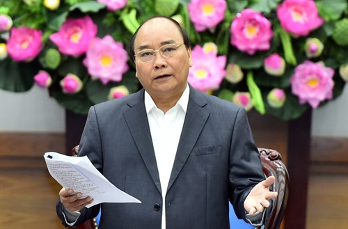 Thủ tướng nhấn mạnh phải tận dụng cơ hội, phải có giải pháp hạn chế thách thức của cuộc CMCN 4.0. Ảnh: VGP/Quang Hiếu Thủ tướng nhấn mạnh phải tận dụng cơ hội, phải có giải pháp hạn chế thách thức của cuộc CMCN 4.0. Ảnh: VGP/Quang Hiếu