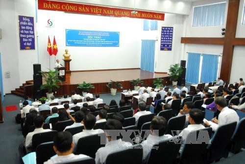 Quang cảnh Hội thảo. Ảnh: Mạnh Linh-TTXVN Quang cảnh Hội thảo. Ảnh: Mạnh Linh-TTXVN