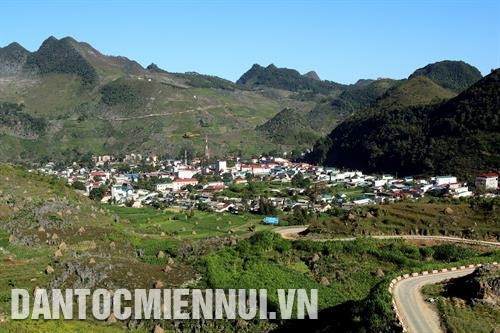 Trung tâm huyện Mèo Vạc hôm nay. Ảnh: An Thành Đạt