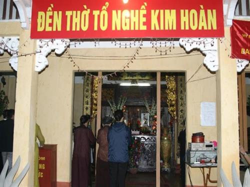 Đền thờ tổ nghề Kim hoàn Định Công. Ảnh: dulichhanoi.vn Đền thờ tổ nghề Kim hoàn Định Công. Ảnh: dulichhanoi.vn