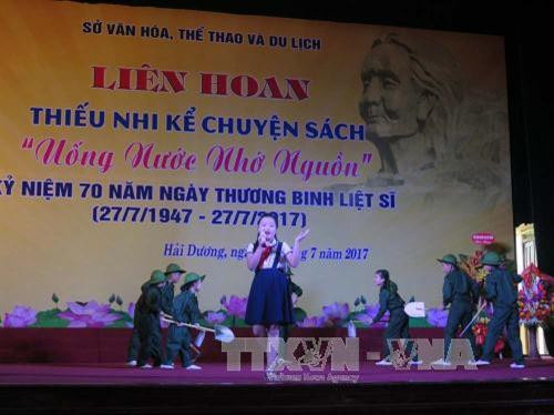 Liên hoan thiếu nhi kể chuyện sách về chủ đề “Uống nước, nhớ nguồn” ảnh 2