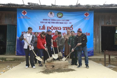 Đại diện các bên tham gia lễ động thổ