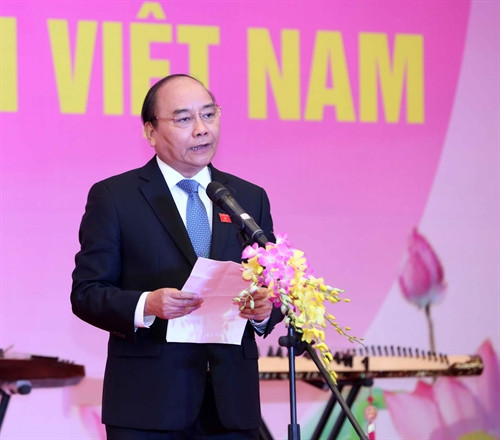 Thủ tướng Nguyễn Xuân Phúc phát biểu tại Lễ ra mắt. Ảnh: Phương Hoa – TTXVN