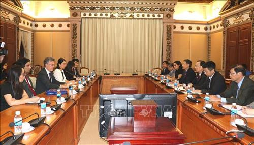 Quang cảnh buổi tiếp. Ảnh: Xuân Khu - TTXVN