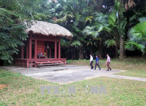 Nhà bia tưởng niệm tại Khu di tích lịch sử Quốc gia đặc biệt Kim Bình. Ảnh Quang Đán – TTXVN