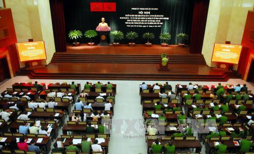 Quang cảnh Hội nghị. Ảnh: Mạnh Linh-TTXVN Quang cảnh Hội nghị. Ảnh: Mạnh Linh-TTXVN