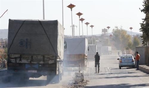 Nga mở cửa các căn cứ ở Syria vận chuyển hàng viện trợ ảnh 1