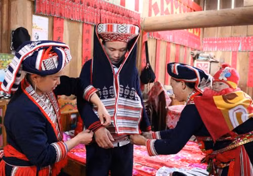 Đám cưới người Dao Đỏ ở Hoàng Su Phì ảnh 3