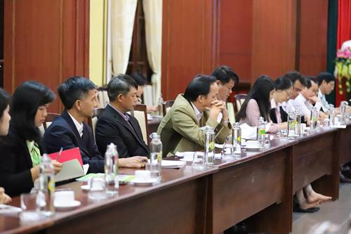 Hội nghị đã thu hút sự quan tâm của đông đảo các nhà quản lý, nhà khoa học, những người làm công tác chuyên môn trong lĩnh vực nông nghiệp của thành phố Hà Nội và tỉnh Lâm Đồng. Ảnh: Châu Giang