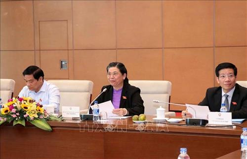 Phó Chủ tịch Thường trực Quốc hội Tòng Thị Phóng phát biểu tại buổi tiếp. Ảnh: Văn Điệp – TTXVN Phó Chủ tịch Thường trực Quốc hội Tòng Thị Phóng phát biểu tại buổi tiếp. Ảnh: Văn Điệp – TTXVN