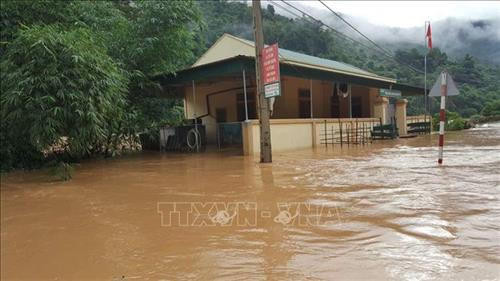 Nhiều bản làng ở huyện Kỳ Sơn, Nghệ An bị ngập lụt nặng. Ảnh: Duy Khánh - TTXVN Nhiều bản làng ở huyện Kỳ Sơn, Nghệ An bị ngập lụt nặng. Ảnh: Duy Khánh - TTXVN