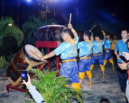 Loại hình múa nghệ thuật Lakhon Khoal của Campuchia. Ảnh: Pv TTXVN tại Campuchia