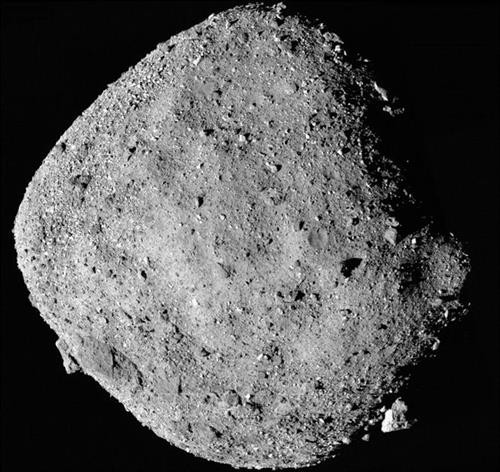 Hình ảnh về hành tinh Bennu do tàu thăm dò Osiris-Rex chụp từ khoảng cách 124km, ngày 2/12/2018. Ảnh: AFP/ TTXVN Hình ảnh về hành tinh Bennu do tàu thăm dò Osiris-Rex chụp từ khoảng cách 124km, ngày 2/12/2018. Ảnh: AFP/ TTXVN