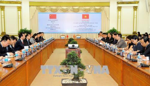 Quang cảnh buổi làm việc. Ảnh: Xuân Khu-TTXVN Quang cảnh buổi làm việc. Ảnh: Xuân Khu-TTXVN