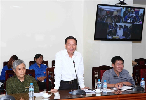 Tổng Giám đốc TTXVN Nguyễn Đức Lợi phát biểu tại buổi giao lưu. Ảnh: Quý Trung – TTXVN Tổng Giám đốc TTXVN Nguyễn Đức Lợi phát biểu tại buổi giao lưu. Ảnh: Quý Trung – TTXVN