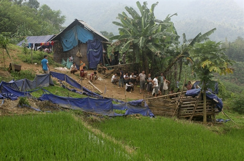 Ngôi nhà nơi hung thủ ra tay sát hại 4 người trong một gia đình. Ảnh: Thế Duyệt- TTXVN Ngôi nhà nơi hung thủ ra tay sát hại 4 người trong một gia đình. Ảnh: Thế Duyệt- TTXVN