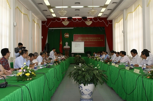 Quang cảnh buổi làm việc. Ảnh: Duy Khương – TTXVN