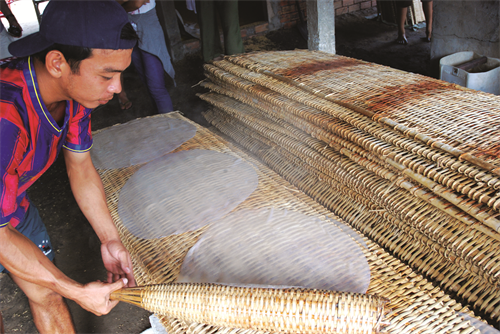 Làng nghề bánh tráng ở Thuận Hừng thành phố Cần Thơ