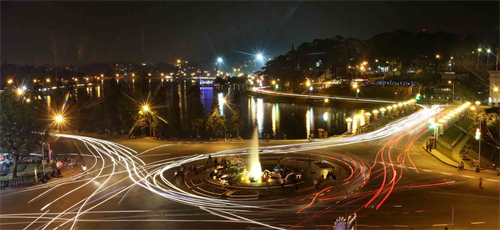 Một góc thành phố Đà Lạt về đêm