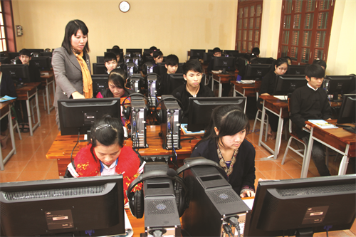 Giờ học tin học