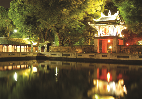 Một góc Văn Miếu - Quốc Tử Giám