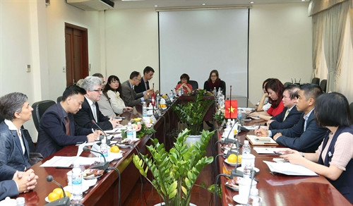 Quang cảnh buổi làm việc. Ảnh: Doãn Tấn – TTXVN