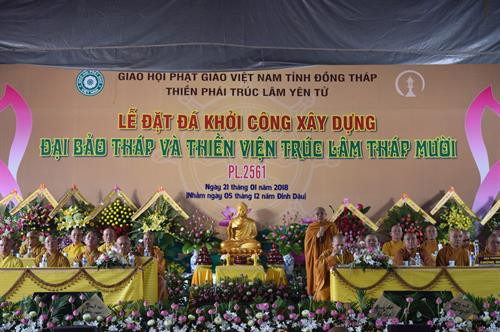 Xây dựng Đại bảo tháp và Thiền viện Trúc Lâm Tháp Mười ảnh 6 Xây dựng Đại bảo tháp và Thiền viện Trúc Lâm Tháp Mười ảnh 6