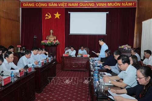 Toàn cảnh buổi làm việc. Ảnh: Vũ Hoàng Giang – TTXVN Toàn cảnh buổi làm việc. Ảnh: Vũ Hoàng Giang – TTXVN