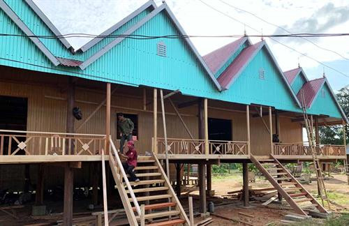 Nhà rông mới ở làng Bla, xã Đak Song, huyện Kông Chro. Ảnh: Hoàng Ngọc Nhà rông mới ở làng Bla, xã Đak Song, huyện Kông Chro. Ảnh: Hoàng Ngọc