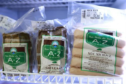 Một số sản phẩm nông sản sạch được bán rộng rãi tại hệ thống các cửa hàng nông sản sạch của Hà Nội.