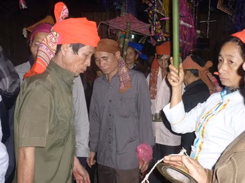 Xăng Khan là một nghi lễ mang đậm bản sắc văn hoá tâm linh tiêu biểu trong sinh hoạt đời sống của đồng bào dân tộc Thái miền Tây Nghệ An. Ảnh: Báo Dân trí.