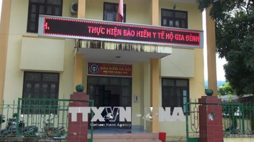 Trụ sở BHXH huyện Sông Mã (Sơn La). Ảnh: Nguyễn Chiến – TTXVN Trụ sở BHXH huyện Sông Mã (Sơn La). Ảnh: Nguyễn Chiến – TTXVN