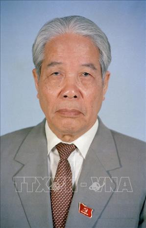 Nguyên Tổng Bí thư Đỗ Mười (ảnh năm 1996). Ảnh: TTXVN Nguyên Tổng Bí thư Đỗ Mười (ảnh năm 1996). Ảnh: TTXVN