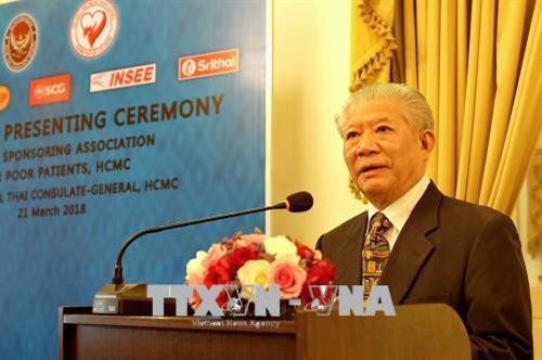 Ông Trần Thành Long, Chủ tịch SAPP, phát biểu tại buổi lễ. Ảnh : Thế Anh-TTXVN