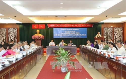 Quang cảnh hội thảo. Ảnh: Thanh Vũ-TTXVN Quang cảnh hội thảo. Ảnh: Thanh Vũ-TTXVN