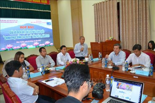 Quang cảnh họp báo. K GỬIH-TTXVN