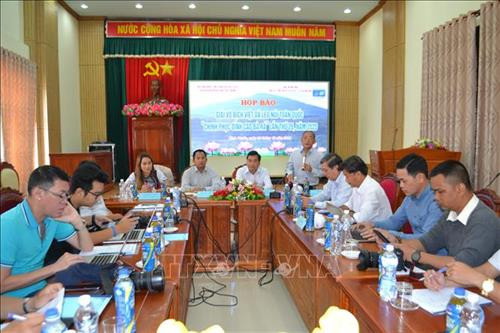 Quang cảnh họp báo. K GỬIH-TTXVN