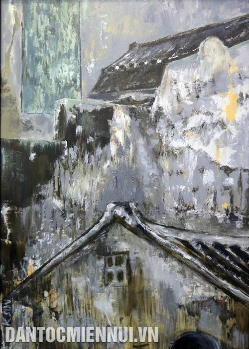 Một số tác phẩm triển lãm đã được khách hàng chọn mua tại triển lãm "Giấc mơ màu" vừa qua