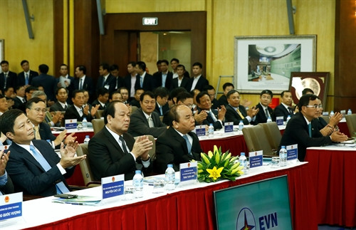 Thủ tướng Nguyễn Xuân Phúc và các đại biểu dự hội nghị. Ảnh:Thống Nhất-TTXVN