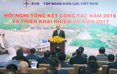 Thủ tướng Nguyễn Xuân Phúc phát biểu tại hội nghị. Ảnh: Thống Nhất-TTXVN