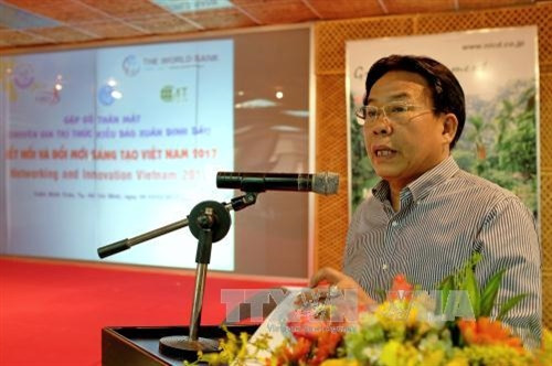 TSKH Nghiêm Vũ Khải, Phó Chủ tịch Liên hiệp các Hội KH&KT Việt Nam (VUSTA) phát biểu tại Hội thảo. Ảnh: Thế Anh-TTXVN TSKH Nghiêm Vũ Khải, Phó Chủ tịch Liên hiệp các Hội KH&KT Việt Nam (VUSTA) phát biểu tại Hội thảo. Ảnh: Thế Anh-TTXVN